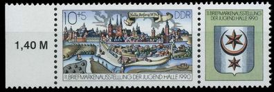 DDR Zusammendruck Nr WZd 827 postfrisch WAAGR PAAR SRA X0510D6