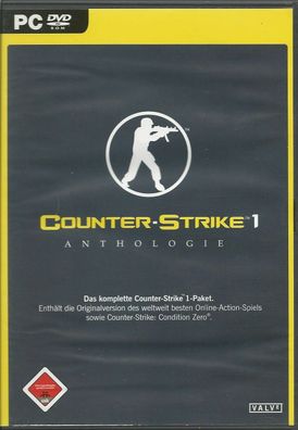 Counter-Strike 1 Anthology (PC, 2005, DVD-Box) guter Zustand, MIT Steam Key Code