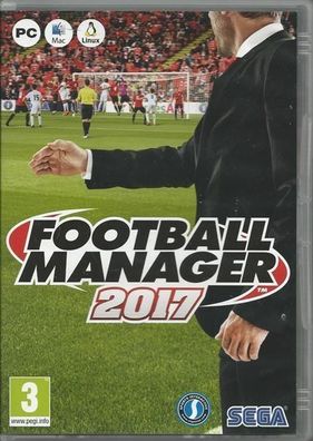 Football Manager 2017 (PC, DVD-Box) mit Anleitung, Mit Steam Key Code