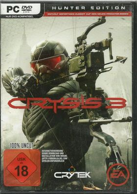 Crysis 3 - Hunter Edition (PC 2013, DVD-Box) mit Origin Key Code, Ohne Anleitung