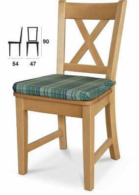 Stuhl Massiv Holz Stühle Echtholz Massivholz Landhaus Montiert 1A Qualität Neu