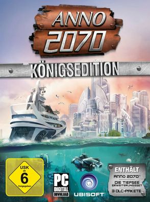 Anno 2070 - Königsedition (PC 2013 Nur Ubisoft Connect Key Download Code) Keine DVD