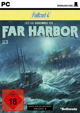Fallout 4 - Far Harbor - AddOn (PC 2016 Nur Steam Key Download Code) Keine DVD, No CD