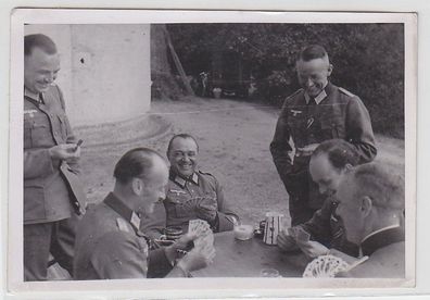 25247 Original Foto Stab des Generalmajor Kurt Herzog im 2. Weltkrieg