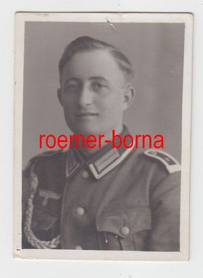 41101 Foto Unteroffiziersanwärter mit Schützenschnur 2. Weltkrieg