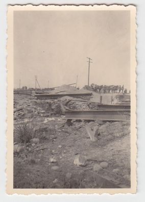 69501 Originalfoto Zerstörungen bei der Festung Gorjuss Weissrußland Sommer 1941