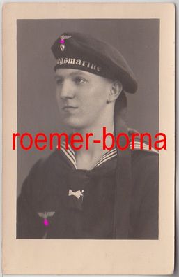 75548 Original Foto Ak Matrose Kriegsmarine 2. Weltkrieg