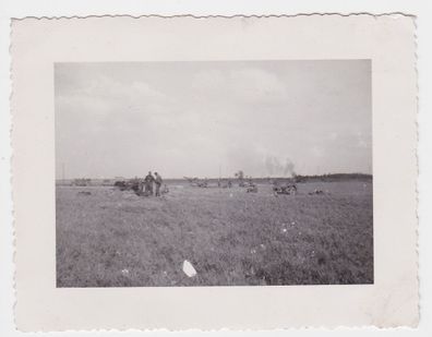 83640 Original Foto Kampfhandlungen der Artillerie im 2. Weltkrieg