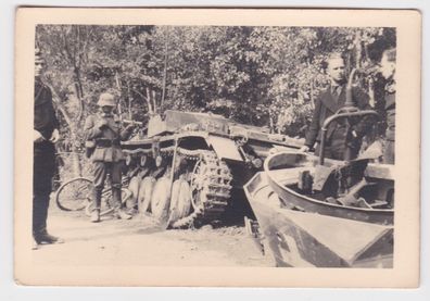 94539 Foto Militär Panzerkampfwagen IV im Einsatz ohne Turm