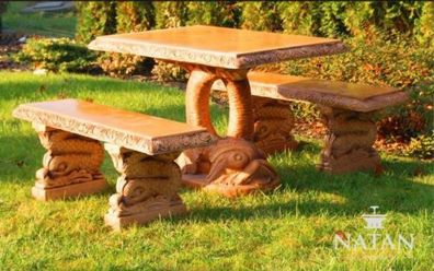 Antik Garten Stil Möbel Rustikal Stein Tische Terrasse Fisch Form Tisch PROSTY