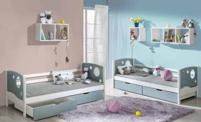 Einzelbett Kinderbett Skandinavisch Kiefer Holz Schublade Kinder Bett Betten Neu