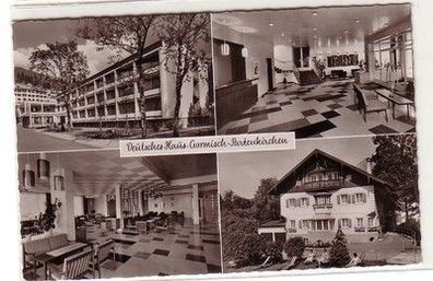 60793 Mehrbild Ak Garmisch Partenkirchen Deutsches Haus 1963