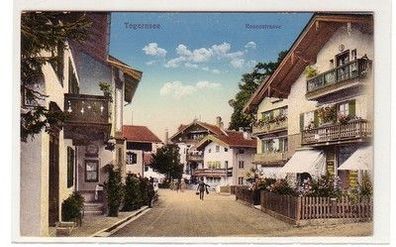 59530 Ak Tegernsee Rosenstrasse um 1910