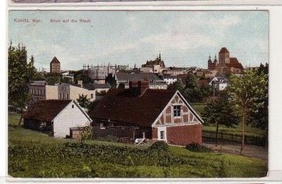 60891 Ak Konitz in Westpreussen Blick auf die Stadt 1916