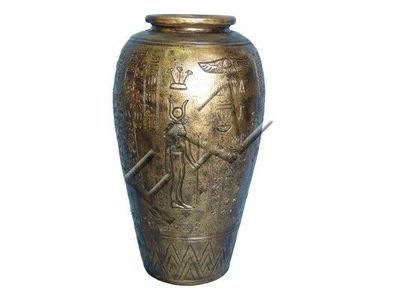 Vase Blumenvase Ägyptische Vase Decovase Blumentopf Dekoration Deko Töpfe Neu