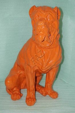 Design Hund Figur Statue Skulptur Figuren Skulpturen Dekoration Deko Neu