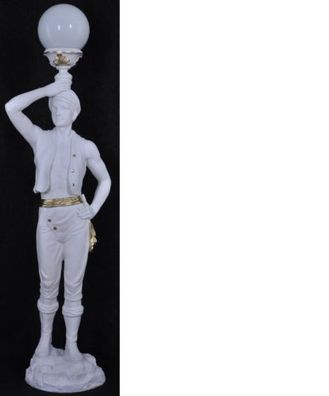 Lebensgroß Hindu Stand Leuchte Skulptur Stehleuchte Lampe Dekoration Figur 160cm
