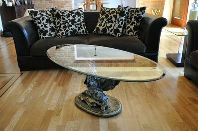Design Medusa Couchtisch Glastisch Tisch Beistell Tische Couch Klassisch 42cm