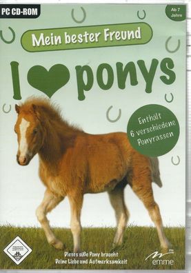 Mein bester Freund: I Love Ponys (PC, 2007, DVD-Box) sehr guter Zustand