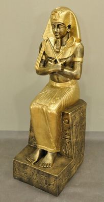 Design Ägyptischer Figur Ramses XXL Statue Skulptur Skulpturen Dekoration Deko