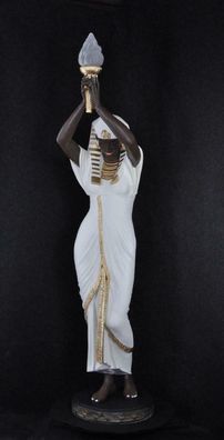 Stehleuchte Skulptur Figur Lampen Leuchte Ägypten Statue Figuren Skulpturen Deko