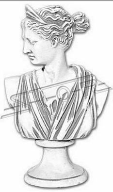 Römische Büste Figur Figuren Statue Statuen Skulptur Skulpturen Frau 32cm 460
