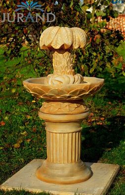 Springbrunnen Fontäne Zierbrunnen Garten Deko Brunnen Fiore 93 cm Steinguss