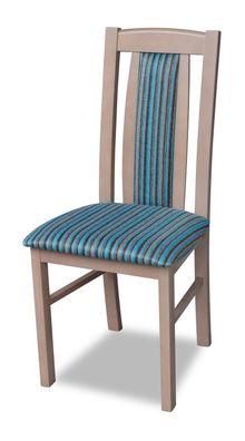 Luxus Design Polster Stuhl Stühle Sitz Lehn Büro Esszimmer Massiv Holz K26 Neu