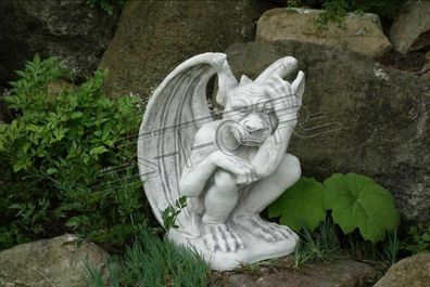 Figur Skulptur Drachen Kind Garten Skulpturen Figuren Statuen Statue Neu 023