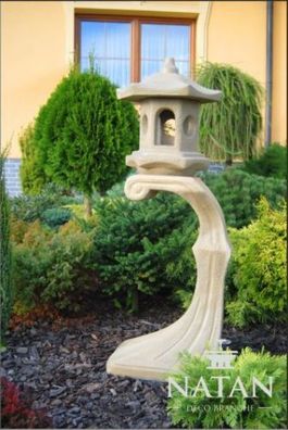 Lampe Außenleuchte Garten Terrassen Stein Skulptur Figur Leuchte Beleuchtung Neu