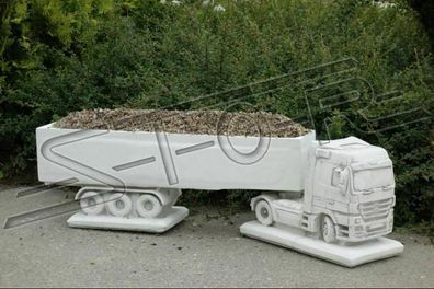 Designer Statue Figur Figuren Truck LKW Skulpturen Garten Skulptur Neu S110025