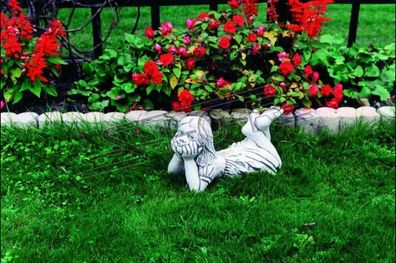 Mädchen Figur Statue Figuren Statuen Skulpturen Garten Skulptur Dekoration 29cm
