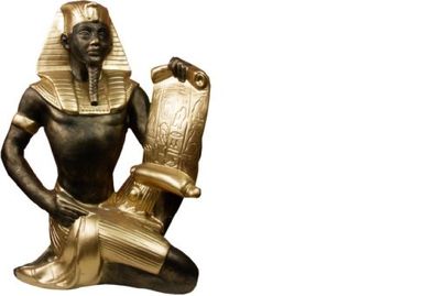 Design Ägyptischer Figur Pharao Statue Skulptur Skulpturen Dekoration 2867 Nue