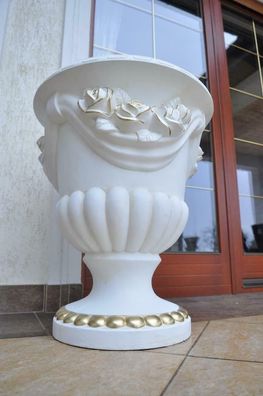 Blumen Kübel Design Vase Vasen Klassiche Design Antik Stil Römisch Boden Schalen