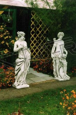 Römische Figur Statue Grabstein Figuren Statuen Skulptur Skulpturen Garten 140cm