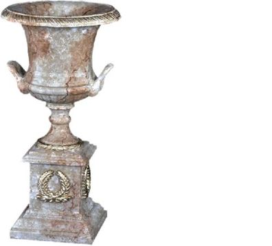 XXL Vase Tisch Dekoration Deko Vasen Antik Stil Skulptur Figur Kelch Rom 0870