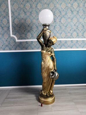 Stehleuchte Lampe Leuchte Statue Figur Skulpturen Skulptur Statuen Standlampe