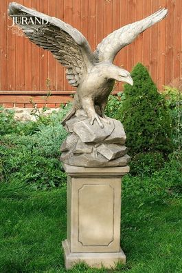 Gartenfigur ADLER Steinfigur FIGUR GARTEN Skulptur 108x110 cm Abholpreis399€
