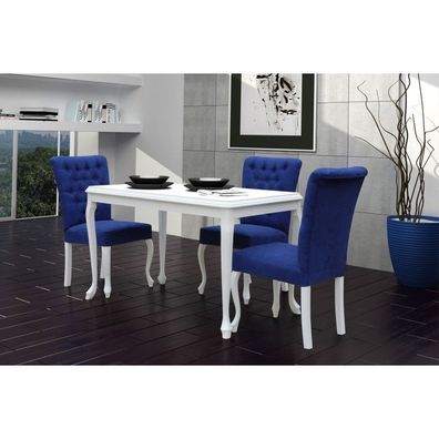 Lehnstuhl Stuhl Designer Polster Textil Samt Stühle Chesterfield Farbe wählbar