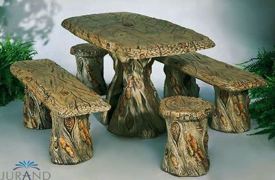 Antik Stil Stein Tisch Holz Stil Stadt Park Garten Deko Tische Figur Skulptur