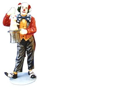 Design Clownmagier Figur Statue Skulptur Figuren Skulpturen Dekoration Deko 5027