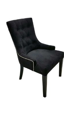Chesterfield Stuhl Designer Polster Sessel Lounge Leder Stühle Textil Stoff