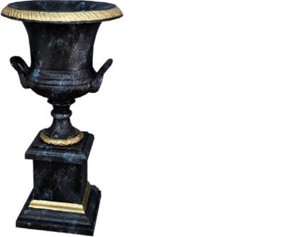 XXL Vase Tisch Dekoration Deko Vasen Antik Stil Skulptur Figur Kelch Rom 0879