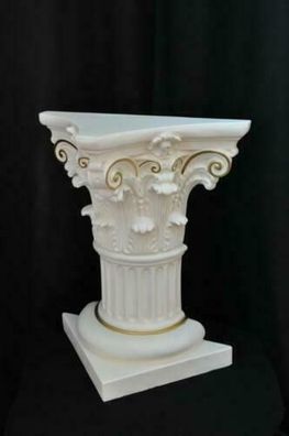 Medusa Säule Römische Säulen Marmor Skulptur Figur Deko Dekoration Ständer 1020