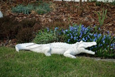 Garten Dekoration Krokodil Terrasse Stein Figuren Figur Statue Skulptur 103054