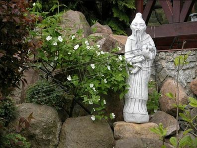 Chinesischer Konfuzius Figur Statue Figuren Skulptur Garten Dekoration S101061