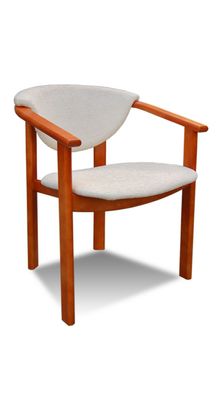 Luxus Design Polster Stuhl Stühle Sitz Lehn Büro Esszimmer Massiv Holz K27 Neu