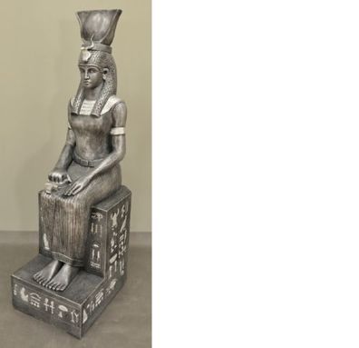 XXL Designer Figur Göttin Isis Statue Skulptur Dekoration Figuren Statuen 123cm