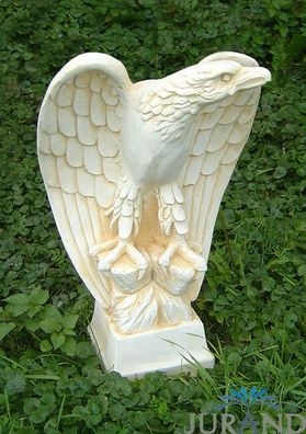 Bundes Reichs Adler Skulptur Statue Garten Figur Stein Dekoration deko 1540 Neu