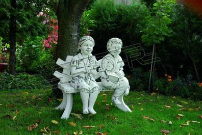 Mädchen Sitzende Figur Statue Figuren Skulptur Statuen Garten Dekoration 428